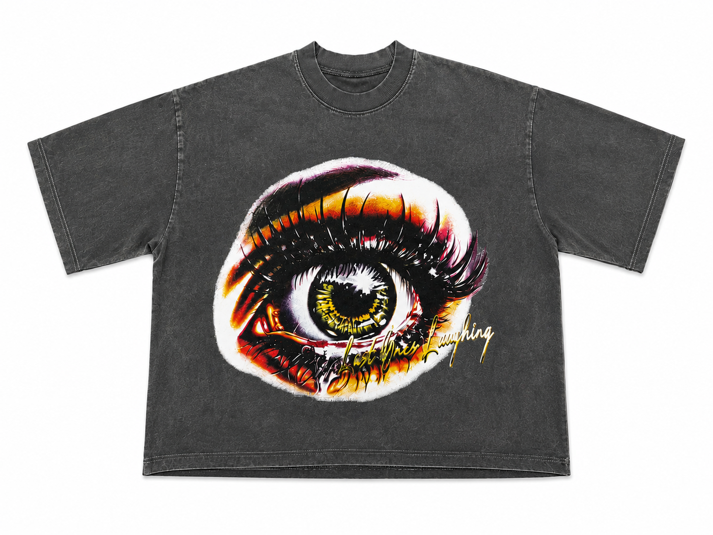 LOL “CRY NOW” TEE GREY