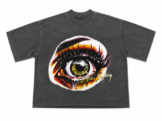 LOL “CRY NOW” TEE GREY