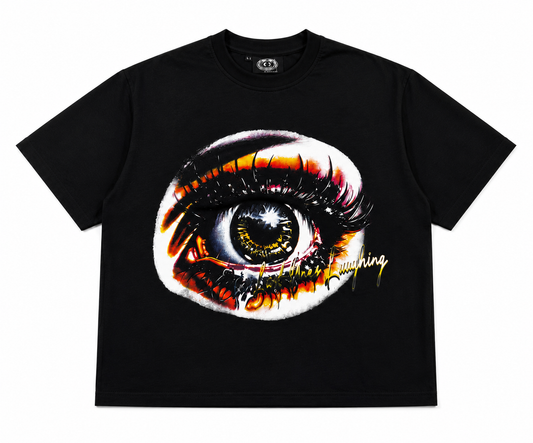 LOL “CRY NOW” TEE BLACK
